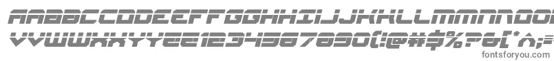 Czcionka Gearheadlaserital – szare czcionki