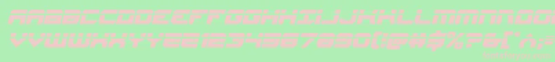 fuente Gearheadlaserital – Fuentes Rosadas Sobre Fondo Verde