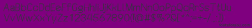 DrakoheartRevofitComicStyle Font – Black Fonts on Purple Background