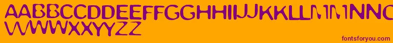 More about TrappedLight Font TrappedLight Font – Purple Fonts on Orange Background