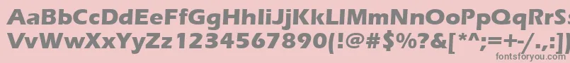 Weitere Informationen zur ErasBoldItc-Schriftart ErasBoldItc-Schriftart – Graue Schriften auf rosa Hintergrund