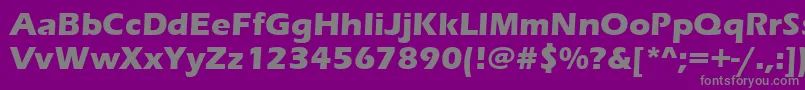 Police ErasBoldItc – polices grises sur fond violet