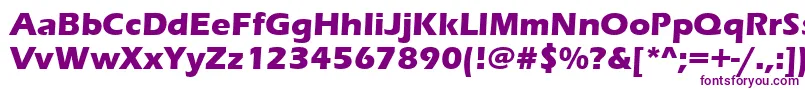 Шрифт ErasBoldItc – фиолетовые шрифты