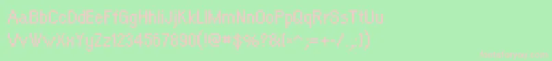 OrangeKid Font – Pink Fonts on Green Background