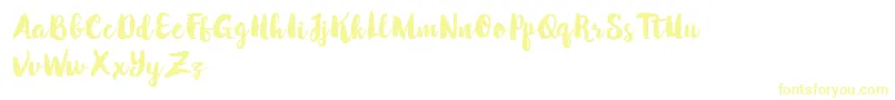 WinterBrushDemo Font – Yellow Fonts