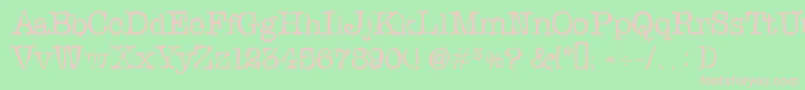Slopi Font – Pink Fonts on Green Background