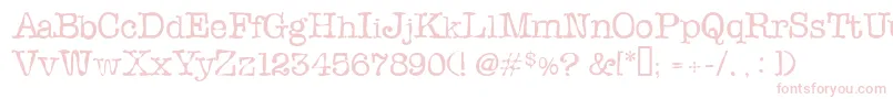 Slopi Font – Pink Fonts on White Background