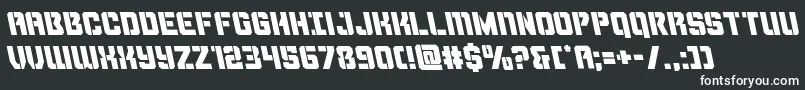 Thundertrooperleft Font – White Fonts