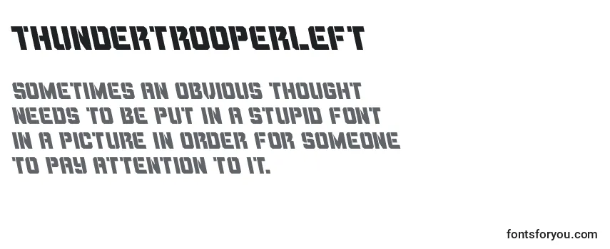 Thundertrooperleft Font