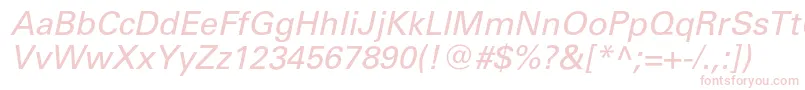 Подробнее о шрифте UniverscItalic Шрифт UniverscItalic – розовые шрифты