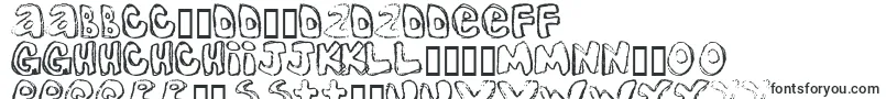 OneLousyBottom-Schriftart – slowakische Schriften