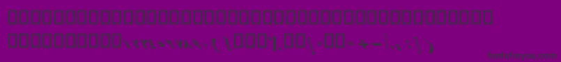 BAsemanItalic Font – Black Fonts on Purple Background