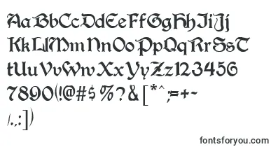  AugustaRegular font