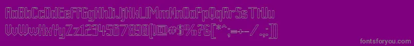 fuente ArdourOutline – Fuentes Grises Sobre Fondo Morado