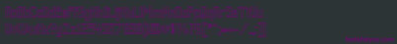 Подробнее о шрифте ArdourOutline Шрифт ArdourOutline – фиолетовые шрифты на чёрном фоне