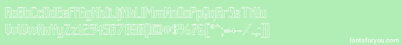 More about ArdourOutline Font ArdourOutline Font – White Fonts on Green Background