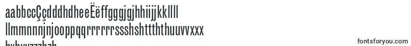 Czcionka GrotesquemtstdExtracond – czcionki n'yanja