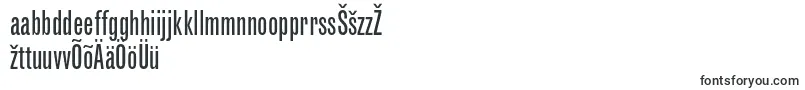Czcionka GrotesquemtstdExtracond – estońskie czcionki