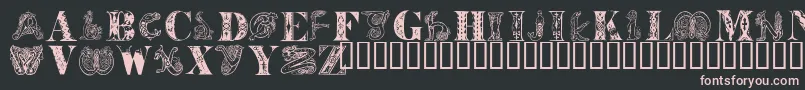 DecoDuet Font – Pink Fonts on Black Background