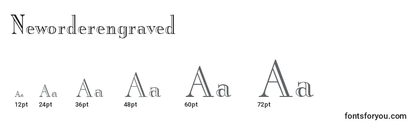 Neworderengraved Font Sizes