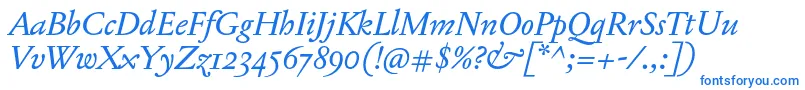 fuente JannonTModerneProItalic – Fuentes Azules