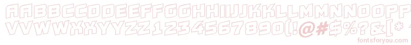 AConceptotitulspupotl-Schriftart – Rosa Schriften auf weißem Hintergrund