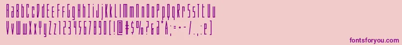 Phantaconbold Font – Purple Fonts on Pink Background