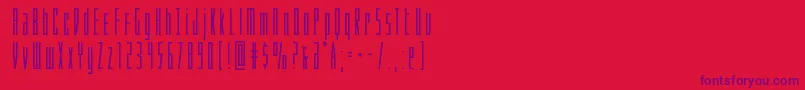 Phantaconbold Font – Purple Fonts on Red Background