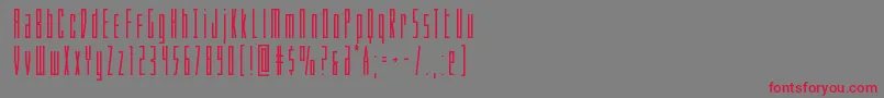 Phantaconbold Font – Red Fonts on Gray Background