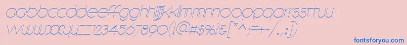 More about DebevicItalic Font DebevicItalic Font – Blue Fonts on Pink Background