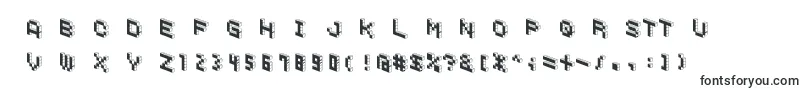 DemoncubicblockfontBlack-fontti – kylttien fontit