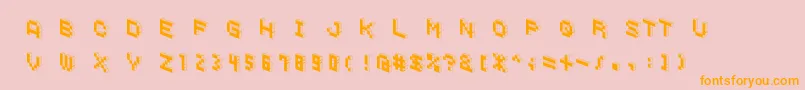 Más sobre la fuente DemoncubicblockfontBlack fuente DemoncubicblockfontBlack – Fuentes Naranjas Sobre Fondo Rosa
