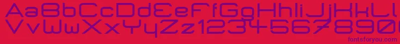 Micrombd Font – Purple Fonts on Red Background