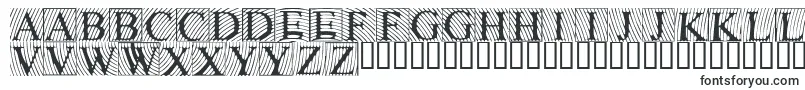 Шрифт Lowengravedcapslight – эродированные шрифты