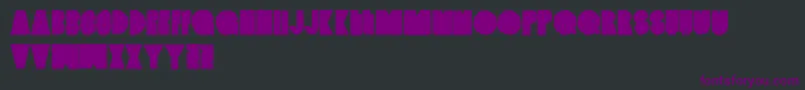 VintagedenimSetb Font – Purple Fonts on Black Background