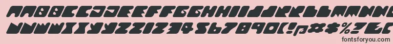 fuente Texroundmm – Fuentes Negras Sobre Fondo Rosa
