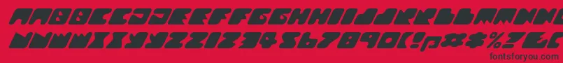 En savoir plus sur la police Texroundmm Police Texroundmm – polices noires sur fond rouge