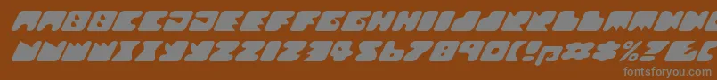 Weitere Informationen zur Texroundmm-Schriftart Texroundmm-Schriftart – Graue Schriften auf braunem Hintergrund