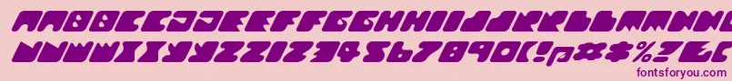 Texroundmm Font – Purple Fonts on Pink Background
