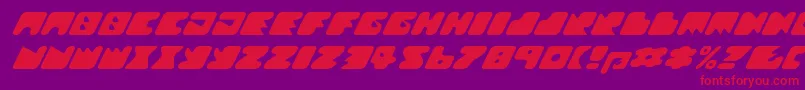 En savoir plus sur la police Texroundmm Police Texroundmm – polices rouges sur fond violet
