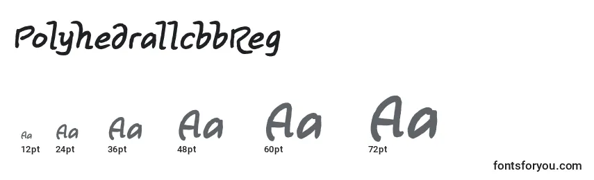 PolyhedrallcbbReg Font Sizes