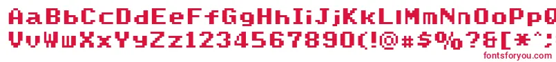 SmwTextNc Font – Red Fonts