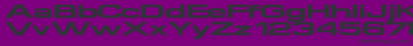 Шрифт Supertouch – чёрные шрифты на фиолетовом фоне