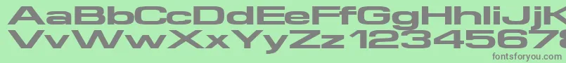 More about Supertouch Font Supertouch Font – Gray Fonts on Green Background