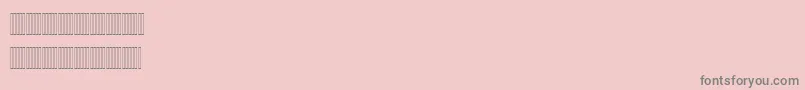 MariamLatinFigures Font – Gray Fonts on Pink Background