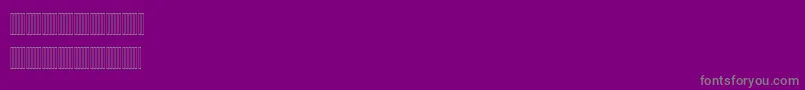 Police MariamLatinFigures – polices grises sur fond violet