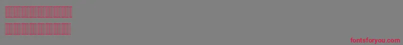 フォントMariamLatinFigures – 赤い文字の灰色の背景