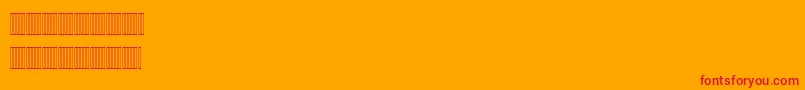 MariamLatinFigures Font – Red Fonts on Orange Background