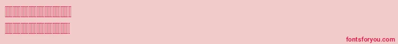 MariamLatinFigures Font – Red Fonts on Pink Background