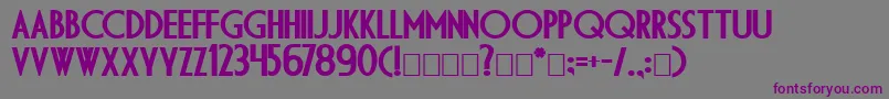 DsDiplomaBold Font – Purple Fonts on Gray Background